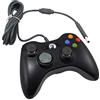 Althemax® Controller cablato a Joystick Controller USB per PC Microsoft Xbox 360 PC Windows 10 Nero
