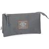 Pepe Jeans Cross Beauty Case da viaggio, 22 cm, 1.32 liters, Grigio (Gris)