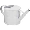 Relaxdays Innaffiatoio, 1,3 Litri, Annaffiatoio Piccolo per Piante, Decorazione Home, Vaso in Metallo, Vintage, Bianco