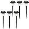 AKTIVE 61562, 6 Fari da Giardino a LED Solare, Impermeabile, Lampioni per Esterni con Luce Continua 6-8 Ore