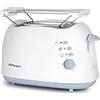 Orbegozo TO 3010 - Tostapane a due fette, funzione scongelamento, arresto rapido, scocca fredda al tatto, 6 livelli di tostatura, indicatori LED, 750 W