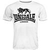 Lonsdale Logo T-Shirt, Verde Bottiglia, XXL Uomo
