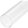 sourcing map Tubo acrilico trasparente rigido rotondo tubo 56mm ID 60mm OD 6 pollici per lampade e lanterne, sistema di raffreddamento ad acqua