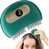 Jildouf Massaggiatore Elettrico Per Cuoio Capelluto, Massaggiatore Confortevole A 4 Modalità, Spazzola Per Massaggio Portatile EMS Per La Crescita Dei Capelli Con 9 Livelli Di Controllo Della Temperatura, Per