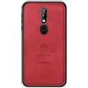 MINGFENG STORE MFENG - Custodia protettiva per Nokia 7.1 (2018), antiurto, impermeabile, copertura completa, in policarbonato + TPU, colore: Rosso
