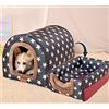 YURRO Cuccia per cani extra large, Igloo Dog House con tetto XL, Labrador Calming Kennel impermeabile, Anti Ansia Pieghevole Grotta Gatti,Pet Nest per Cucciolo/Gattino