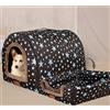 YURRO Cuccia per cani extra large, Igloo Dog House con tetto XL, Labrador Calming Kennel impermeabile, Anti Ansia Pieghevole Grotta Gatti,Pet Nest per Cucciolo/Gattino