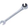 BGS 30840 | Chiave combinata a cricchetto | con bocca aperta | 10 mm