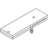 HAWA Combino - Ammortizzatore per porta, peso 18 kg, in plastica grigia