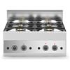 Ristosubito Cucina a gas 4 fuochi MDLR Modello F6570PCGBT