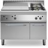 Ristosubito Cucina tuttapiastra gas + 2 fuochi MDLR Modello F65110TPFGFBP Forno a gas e armadio neutro