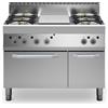 Ristosubito Cucina tuttapiastra gas + 4 fuochi MDLR Forno a gas e armadio neutro Modello F65110TPPFGFBP