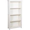 Biscottini Mobile libreria legno massello 68x25X130 cm -Scaffali libreria biblioteca Made in Italy - Libreria da terra divisorio ambienti - Libreria grande con ripiani