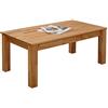 Krok Wood Tavolino da Salotto Bonn in Legno di Faggio 110x60x45 cm