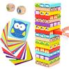 Nene Toys - Torre Magica Colorata in Legno con Animali - Gioco Educativo da Tavolo per Bambini - Gioco Didattico 4 in 1 per Bambini da 3 a 9 anni - Giocattolo Ideale come Regalo per Genitori e Figli