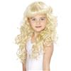 SMIFFYS Parrucca principessa, bambina, bionda, riccia Halloween