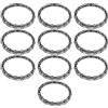 YINETTECH 10 cuscinetti a sfera per bicicletta 1 1/8 cuscinetto per cuffie da ciclismo con 16 sfere cuscinetti di sterzo per MTB Bike Road Bike Manovella Movimento centrale parti di ricambio