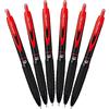 uni-ball Signo 307 UMN-307 - Penna a sfera retrattile, punta fine, colore: nero, blu, rosso, confezione da 3