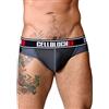 Timoteo Cell Block 13 - Deceptor neoprene Jock - Strap Jockstrap, Grigio/Nero (grau/schwarz), M