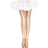 Leg Avenue - Collant stampa scheletro, nude