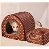 YURRO Cuccia per cani extra large, Igloo Dog House con tetto XL, Labrador Calming Kennel impermeabile, Anti Ansia Pieghevole Grotta Gatti,Pet Nest per Cucciolo/Gattino