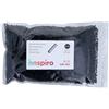 INNSPIRO Roccia di vetro cilindro aurora boreale nero diam. 1,80 x 6 mm. 500 g.