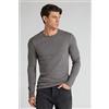Intimissimi Maglia Manica Lunga In Caldo Cotone Grigio Scuro