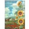 Carta di riso Sunflower Art e cavalli Stamperia