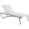 GROSFILLEX Offerta Sunset lettino prendisole struttura bianco telo bianco t28 (minimo 16 pezzi)