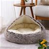 SEDOXX Donut Cave Gatto Letto Gatto Divano Letto Pet Calming House Peluche Peluche Sacco Coperta Rotonda Gatto Cane Letto per Gatti Coperto Gattino Cucciolo Pet Cuscino Letto Felpato
