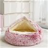 SEDOXX Donut Cave Gatto Letto Gatto Divano Letto Pet Calming House Peluche Peluche Sacco Coperta Rotonda Gatto Cane Letto per Gatti Coperto Gattino Cucciolo Pet Cuscino Letto Felpato
