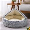 SEDOXX Donut Cave Gatto Letto Gatto Divano Letto Pet Calming House Peluche Peluche Sacco Coperta Rotonda Gatto Cane Letto per Gatti Coperto Gattino Cucciolo Pet Cuscino Letto Felpato