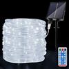 JIMACRO Luci LED Solari Esterno Giardino, Luci a Corda Impermeabili IP65 20M 200LEDs Luci Decorative a Energia Solare con 8 Modalità di Illuminazione per Giardino Festa Decorazioni Natalizie