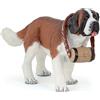 Papo - Statuina San Bernardo Realistica Giocattolo per Bambini - 3 Anni + - Collezione Cani e Gatti - Gioco Educativo Animali Domestici - Idea Regalo Giocattolo Bambina Bambino - 12.8 Cm