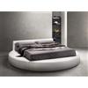 Samoa Letto matrimoniale NATURAL imbottito con o senza contenitore da 250x245 cm