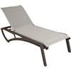 GROSFILLEX Offerta Sunset lettino prendisole struttura bronzo telo brun chiné t36 (minimo 16 pezzi)
