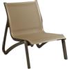 GROSFILLEX Offerta Sunset sedia lounge relax 1 posto struttura color bronzo telo cognac t31 (minimo 4 pezzi)