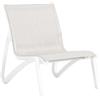 GROSFILLEX Offerta Sunset sedia lounge relax 1 posto struttura bianco ghiacciaio telo beige chiné t33 (minimo 4 pezzi)