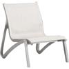 GROSFILLEX Offerta Sunset sedia lounge relax 1 posto struttura grigio platinium telo beige chiné t33 (minimo 4 pezzi)