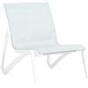 GROSFILLEX Offerta Sunset sedia lounge relax 1 posto struttura bianco ghiacciaio telo turchese chiné t35 (minimo 4 pezzi)