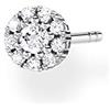 Thomas Sabo orecchini singoli da donna pietre bianche oro, argento sterling 925