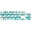 ohfruit OEM Profile PBT Keycaps - 104 tasti PBT Gradiente Rainbow Color Retroilluminazione Keycaps Sostituzione Compatibile per 61/64/68/84/87/96/104 Tastiera Menta e Blu