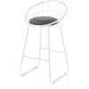 Oresteluchetta Set 2 sgabelli imbottiti FES WHITE