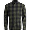 JACK & JONES Jjegingham Twill Shirt L/S Noos Camicia, Port Royale, S Uomo