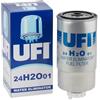 UFI Filters, Filtro Gasolio 24.H2O.01, Filtro Carburante per Ricambio, Adatto a Auto, Applicabile su Diversi Modelli come Irisbus, Iveco e Jeep