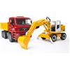 Bruder Camion MAN TGA con Scavatrice Liebherr