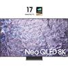 Samsung Series 8 TV QE75QN800CTXZT Neo QLED 8K, Smart 75" Processore Neural Quantum Dolby Atmos e OTS+, Titan Black 2023