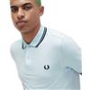 fred perry Polo Fred Perry Celeste Uomo