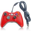 Althemax® Wired Xbox 360 Game Pad controller Joystick USB per Xbox 360 o PC Red