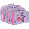 DKD Home Decor Set di scatole Decorative, Standard